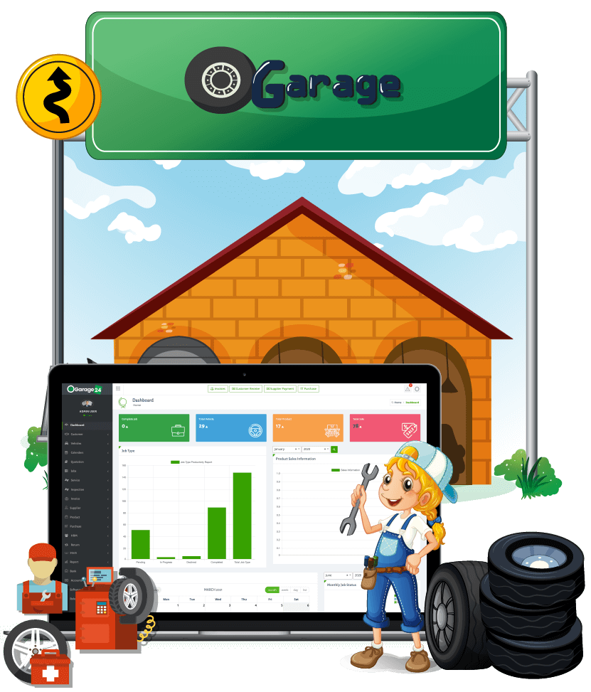 Car repair management software