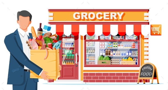 grocery shop website development